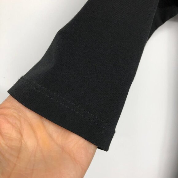 Mesmerize Black Surplice Neckline Half Sleeve Lisa Midi Dress size M - Picture 9 of 16